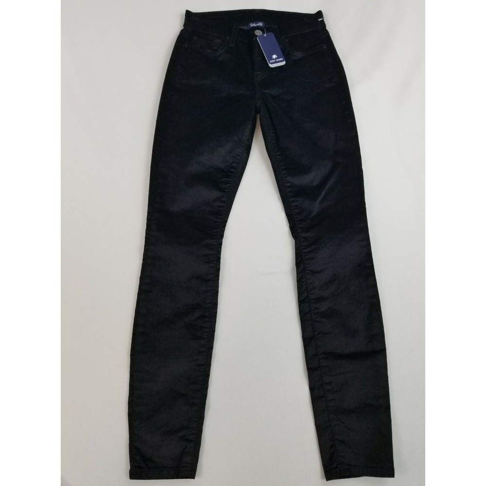 Splendid women pants jeans SB8121037 1706 cotton blend black sz 24 $189